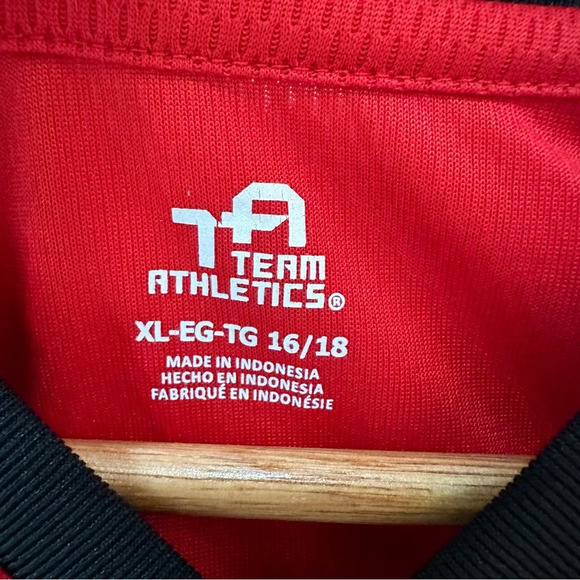 Team Athletics NCAA Youth Red Ohio State Buckeyes Jersey Shirt Size XL 16-18 - Picture 4 of 6